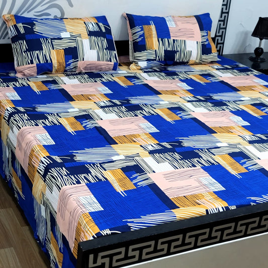 3-Piece Crystal Cotton Bedsheet Set - B82