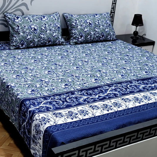 3-Piece Crystal Cotton Bedsheet Set - B98