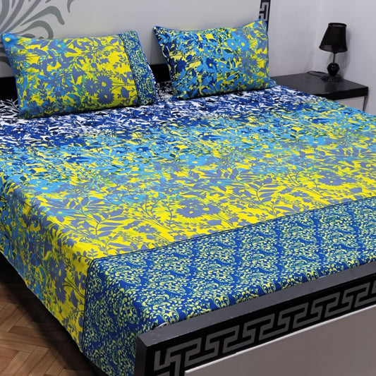3-Piece Crystal Cotton Bedsheet Set - B99