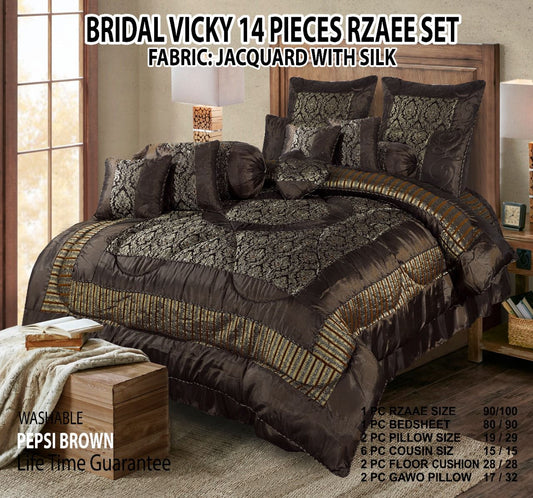 Bridal Luxury 14-Piece Razai Set -I29