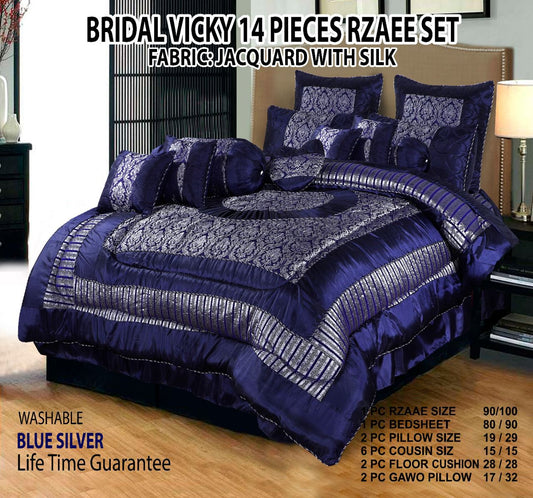 Bridal Luxury 14-Piece Razai Set -I26