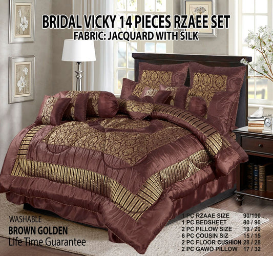 Bridal Luxury 14-Piece Razai Set -I23