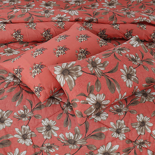 100% Pure Cotton 7 Piece Comforter Set - L84