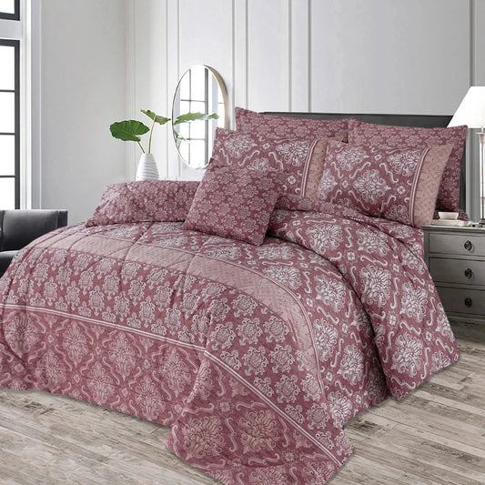 100% Pure Cotton 7 Piece Comforter Set - L77