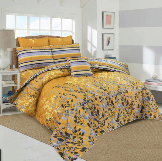100% Pure Cotton 7 Piece Comforter Set - L73