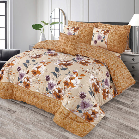 100% Pure Cotton 7 Piece Comforter Set - L64