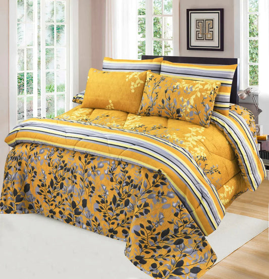 7 Pcs Cotton Razai Set - I16