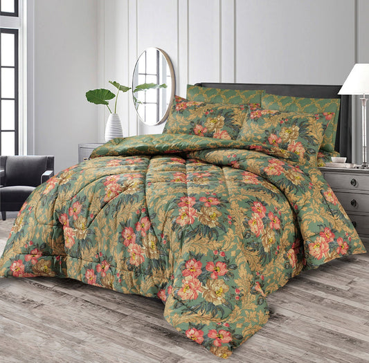7 Pcs Cotton Razai Set - I19