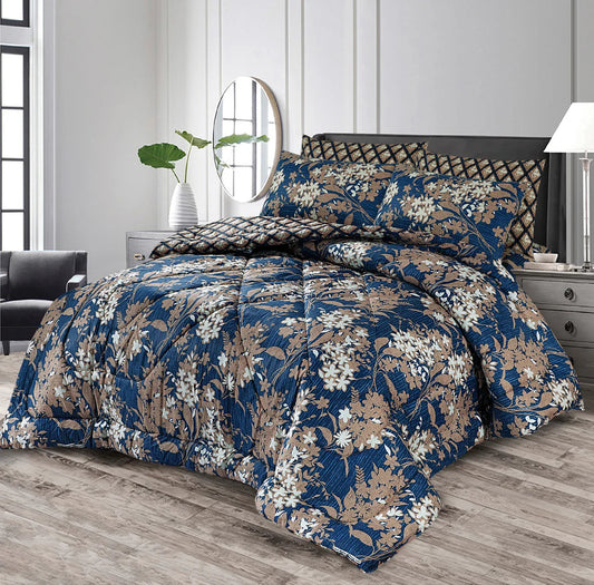 7 Pcs Cotton Razai Set - I18