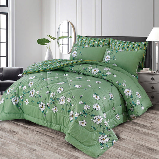 7 Pcs Cotton Razai Set - I14