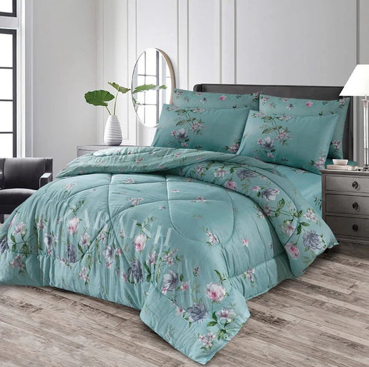 7 Pcs Cotton Razai Set - I10