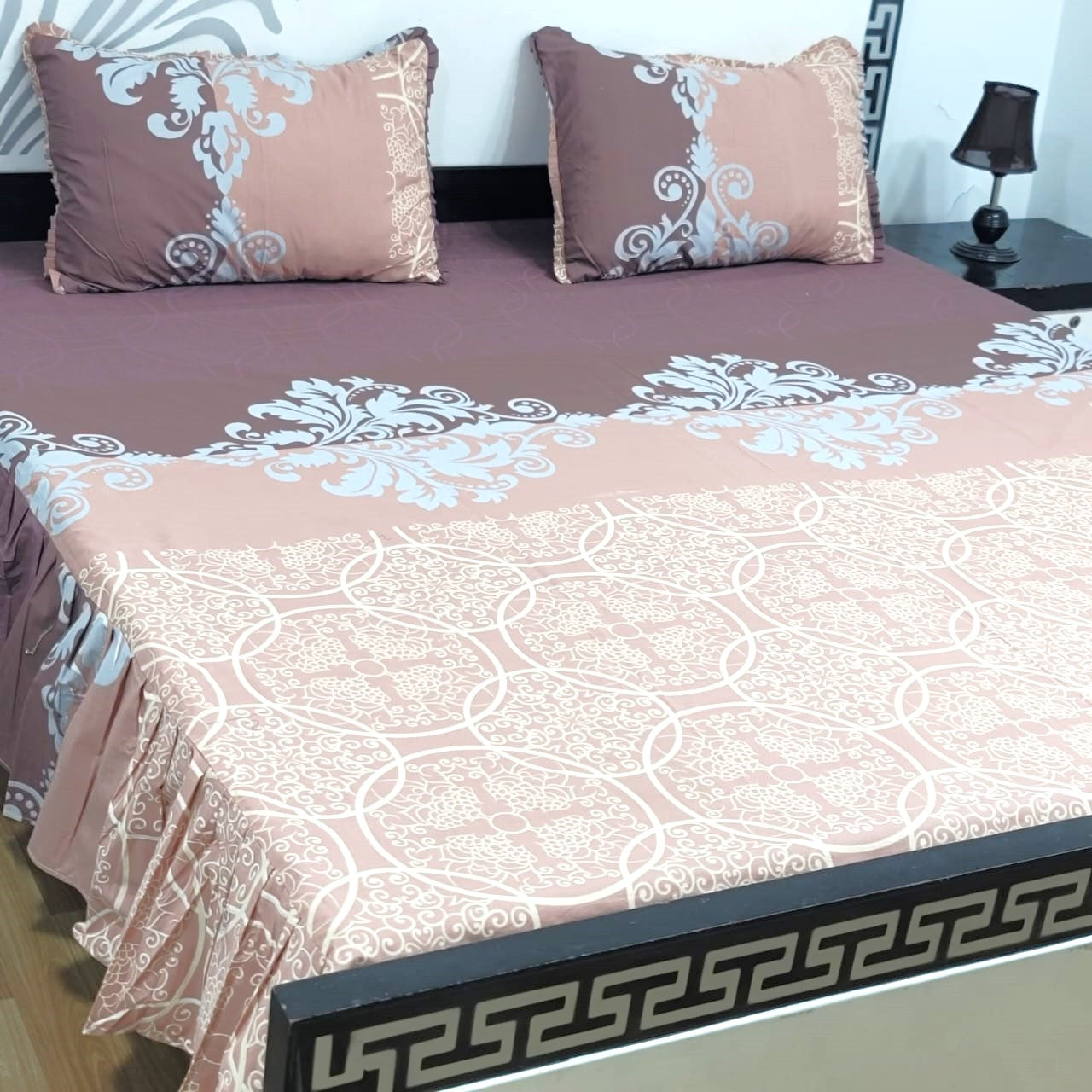 3-Piece Frill Bed sheet Set - F36