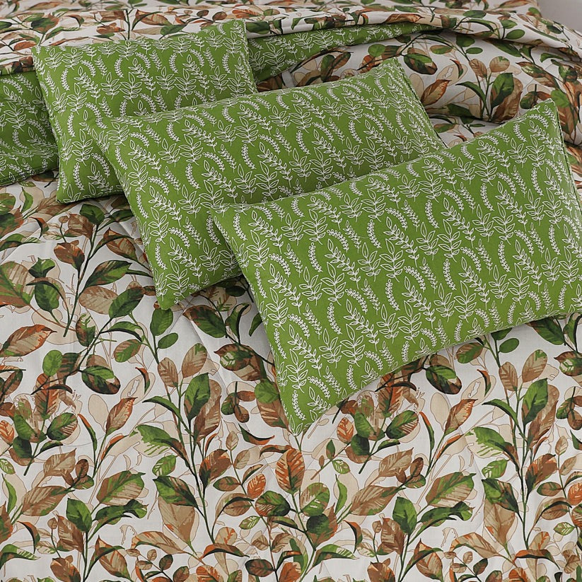 100% Pure Cotton 7 Piece Comforter Set - L23