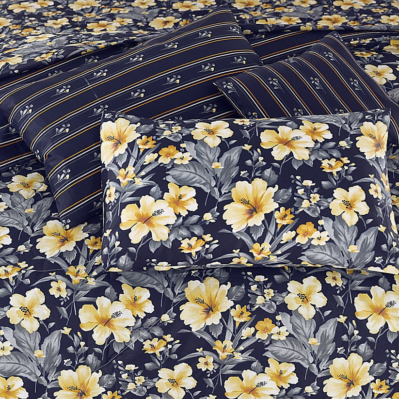 100% Pure Cotton 7 Piece Comforter Set - L31