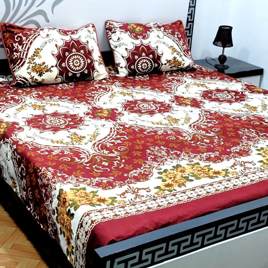 3-Piece Crystal Cotton Bedsheet Set - B3