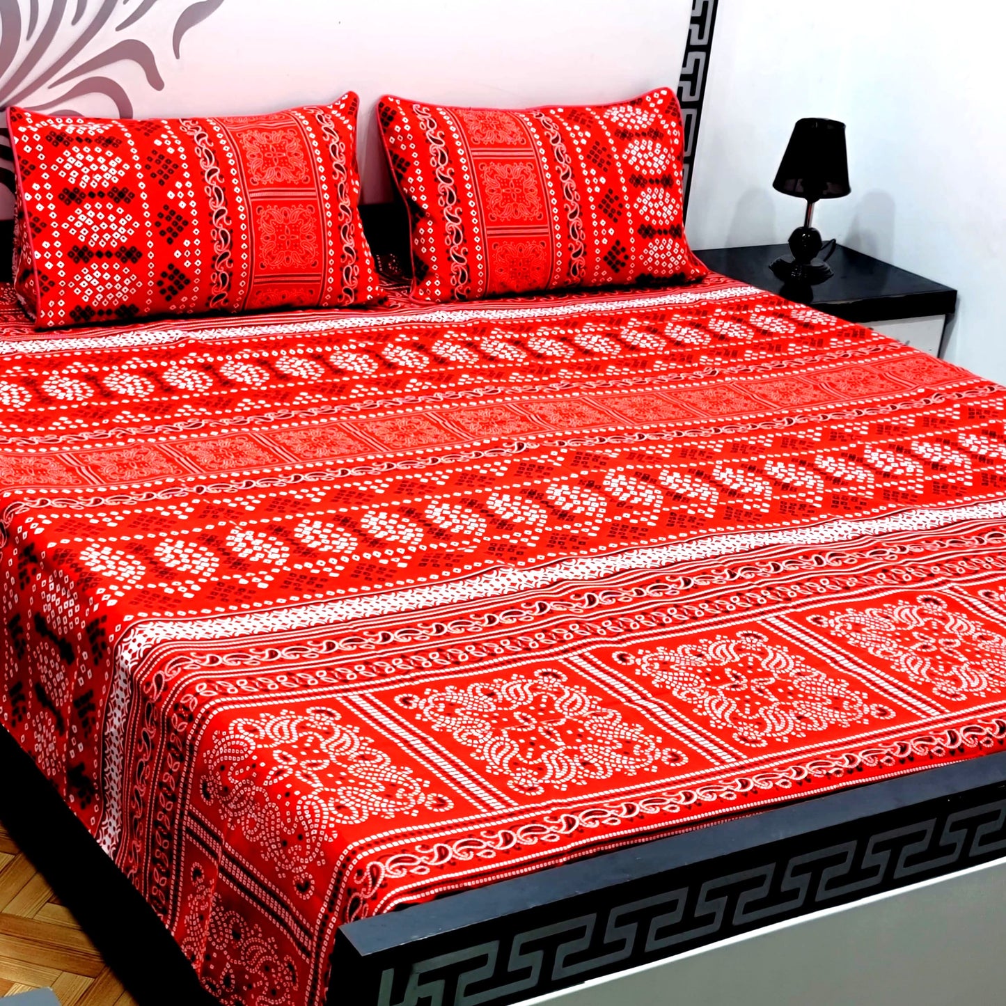 3-Piece Crystal Cotton Bedsheet Set - B15