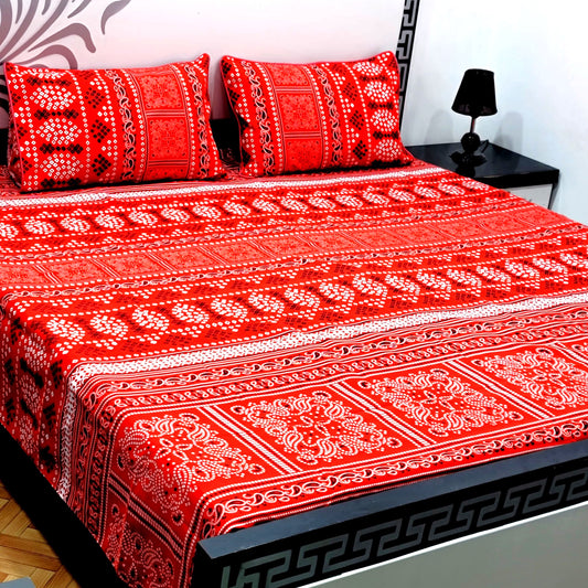 3-Piece Crystal Cotton Bedsheet Set - B15