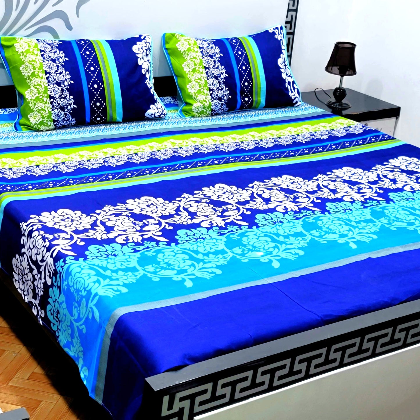 3-Piece Crystal Cotton Bedsheet Set - B17