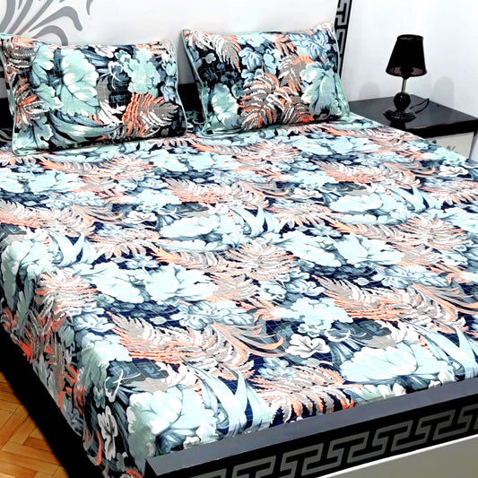 3-Piece Crystal Cotton Bedsheet Set - B21