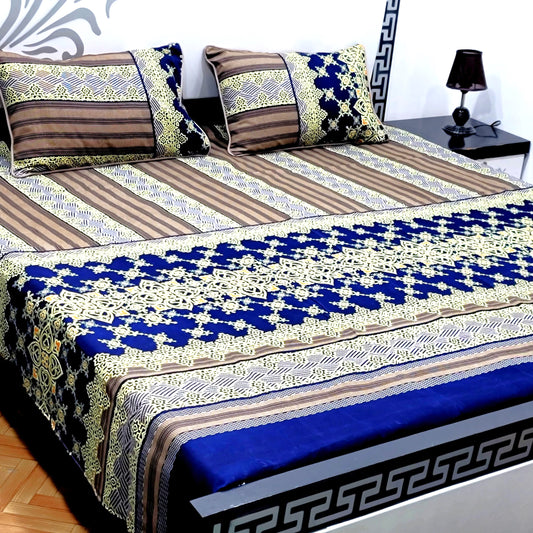 3-Piece Crystal Cotton Bedsheet Set - B27