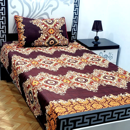 4Pc Single Bed Sheet Set - E1