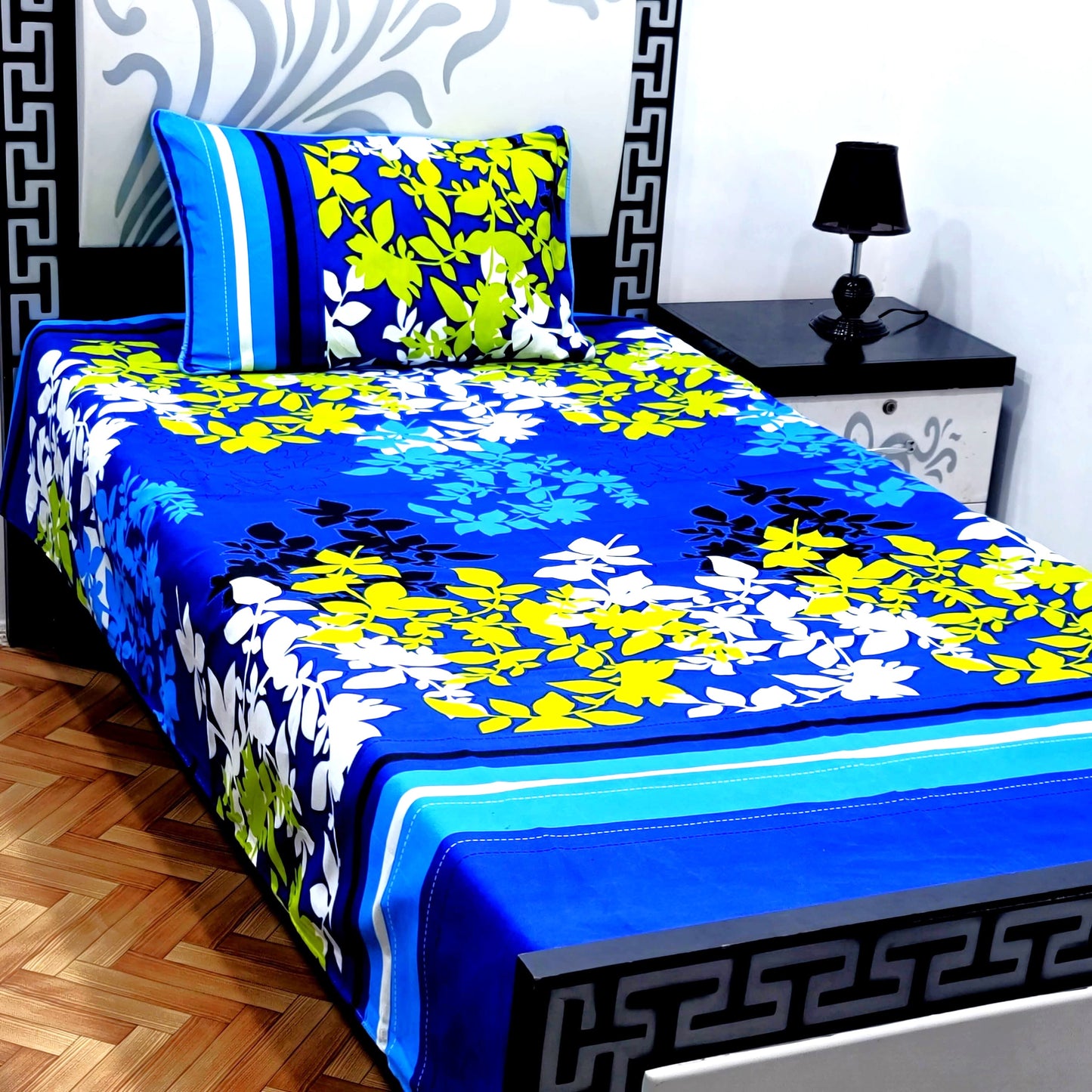 4Pc Single Bed Sheet Set - E6