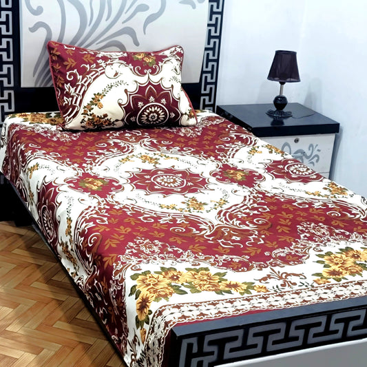 4Pc Single Bed Sheet Set - E24