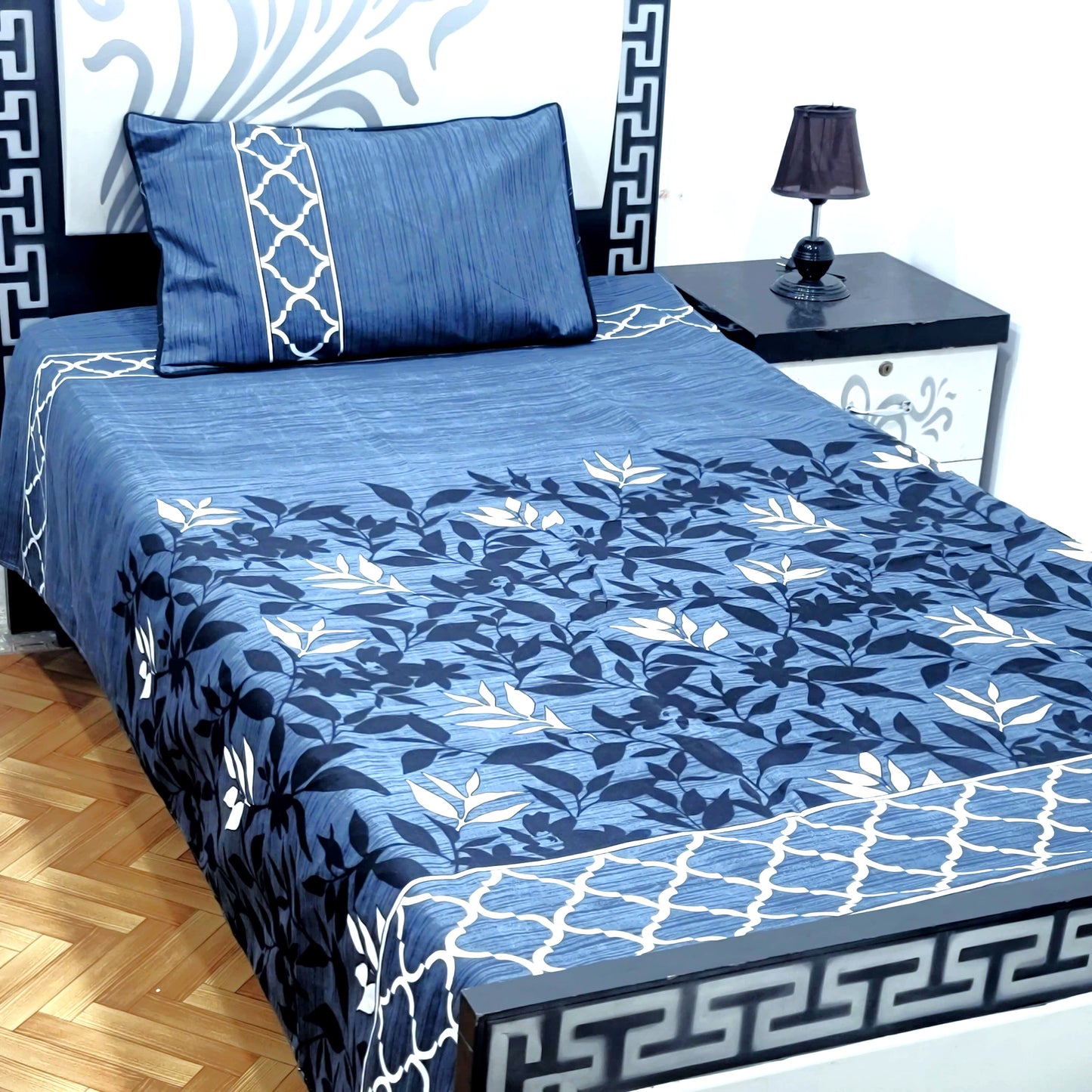 4Pc Single Bed Sheet Set - E29