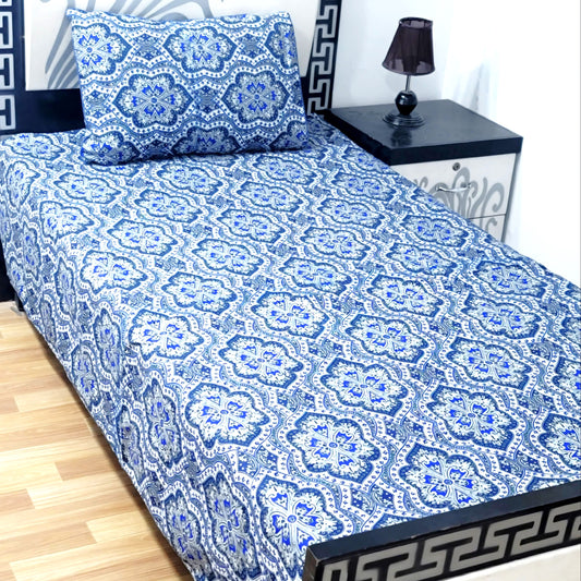 4Pc Single Bed Sheet Set - E39