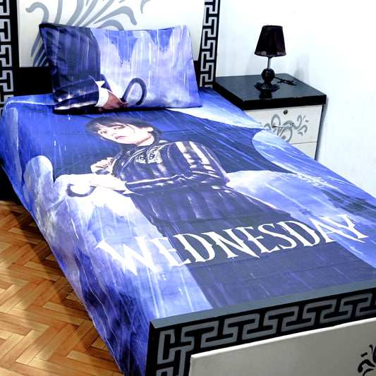 4Pc Single Bed Sheet Set - E50