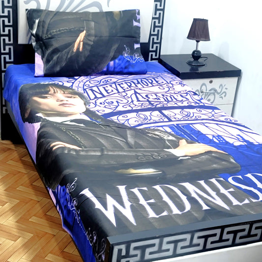 4Pc Single Bed Sheet Set - E51