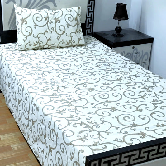 4Pc Single Bed Sheet Set - E59