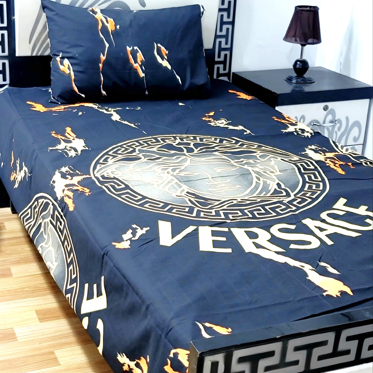 4Pc Single Bed Sheet Set - E68