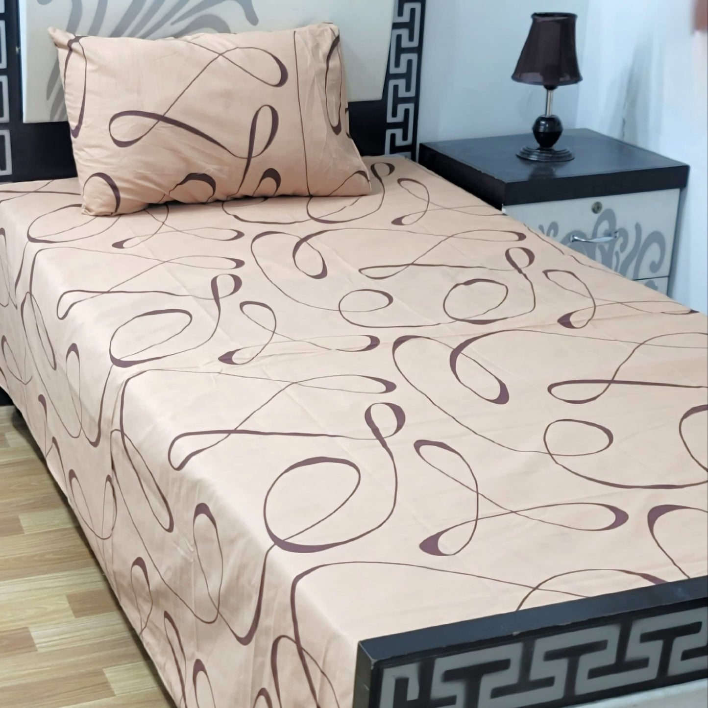 4Pc Single Bed Sheet Set - E69