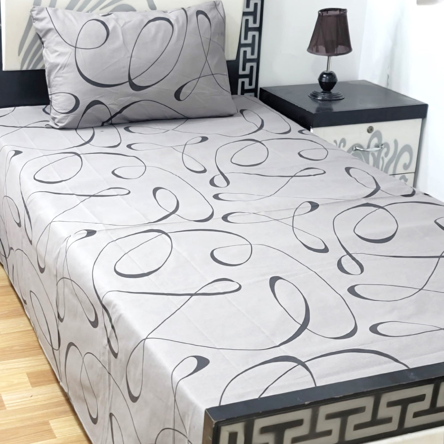 4Pc Single Bed Sheet Set - E70