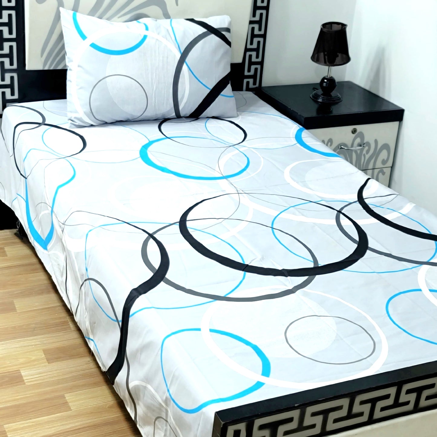 4Pc Single Bed Sheet Set - E79