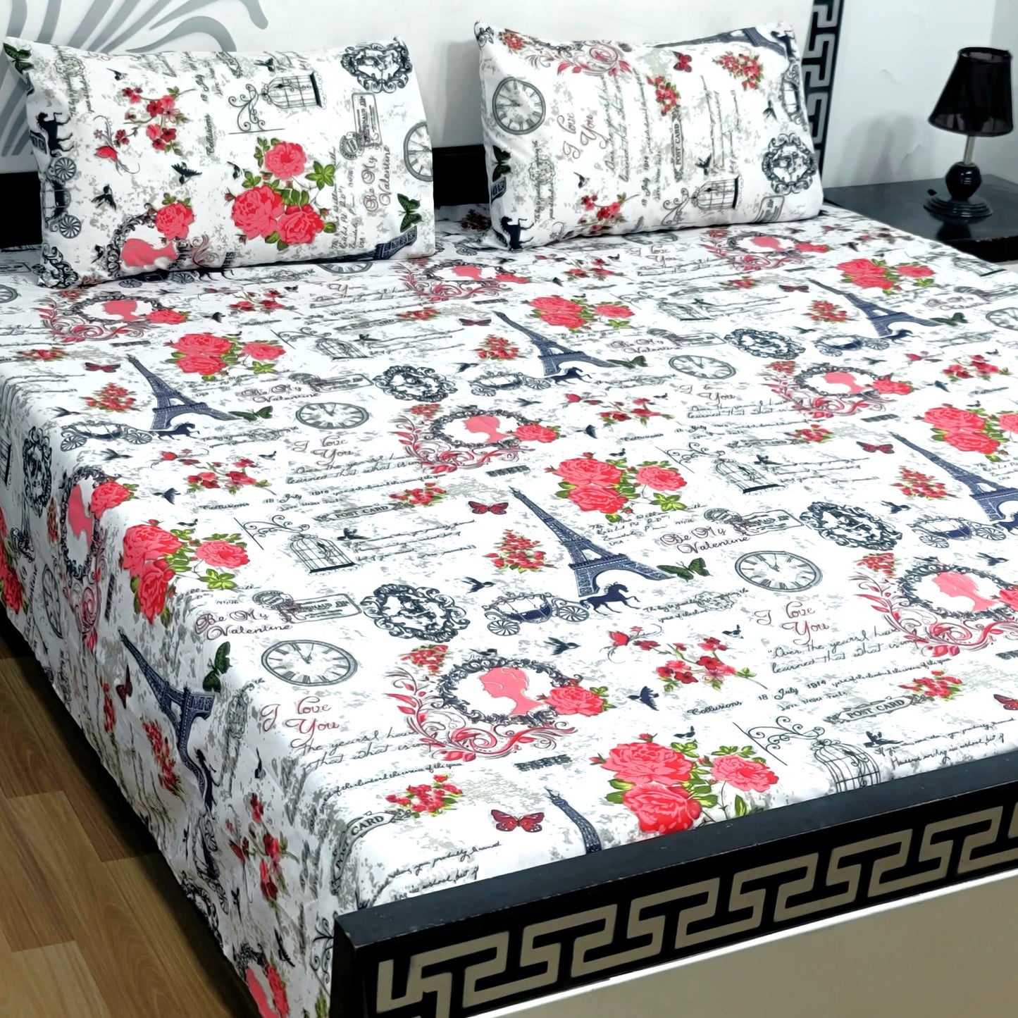 3PC Soft Cotton Bedsheet - C85