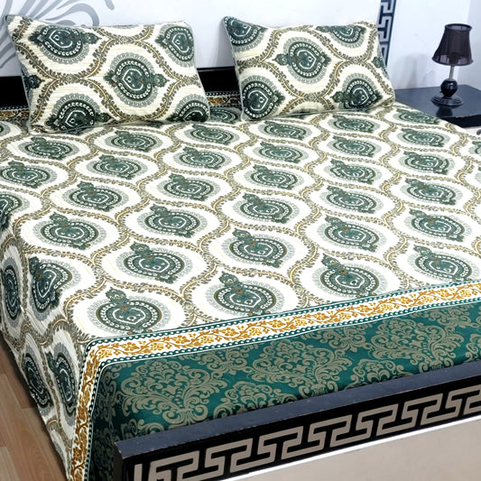 3-Piece Crystal Cotton Bedsheet Set - B48