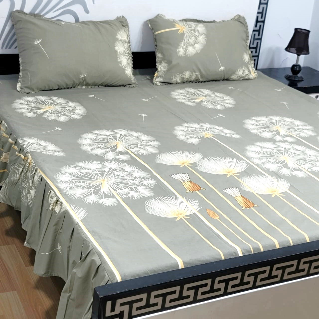 3-Piece Frill Bed sheet Set - F2