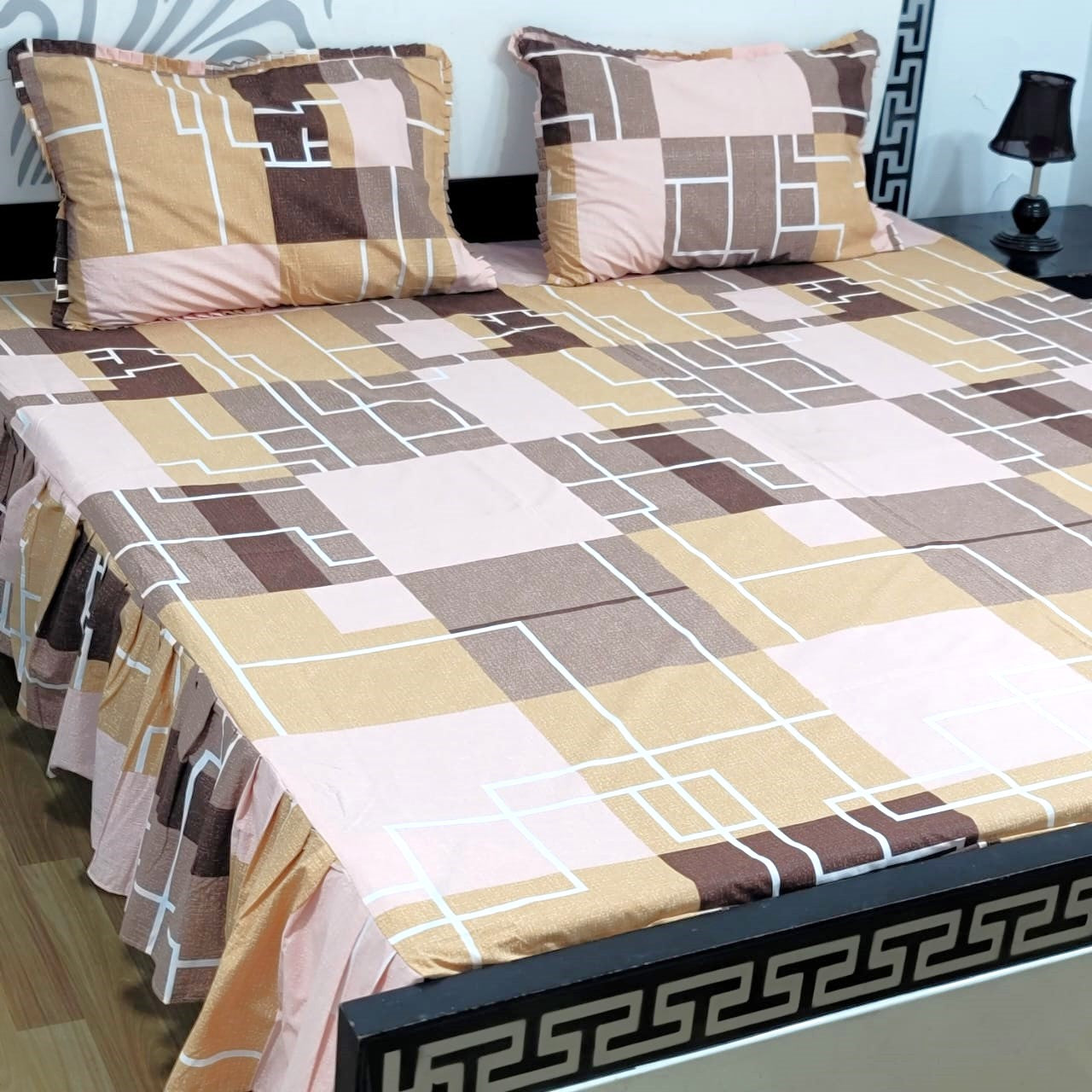 3-Piece Frill Bed sheet Set - F5