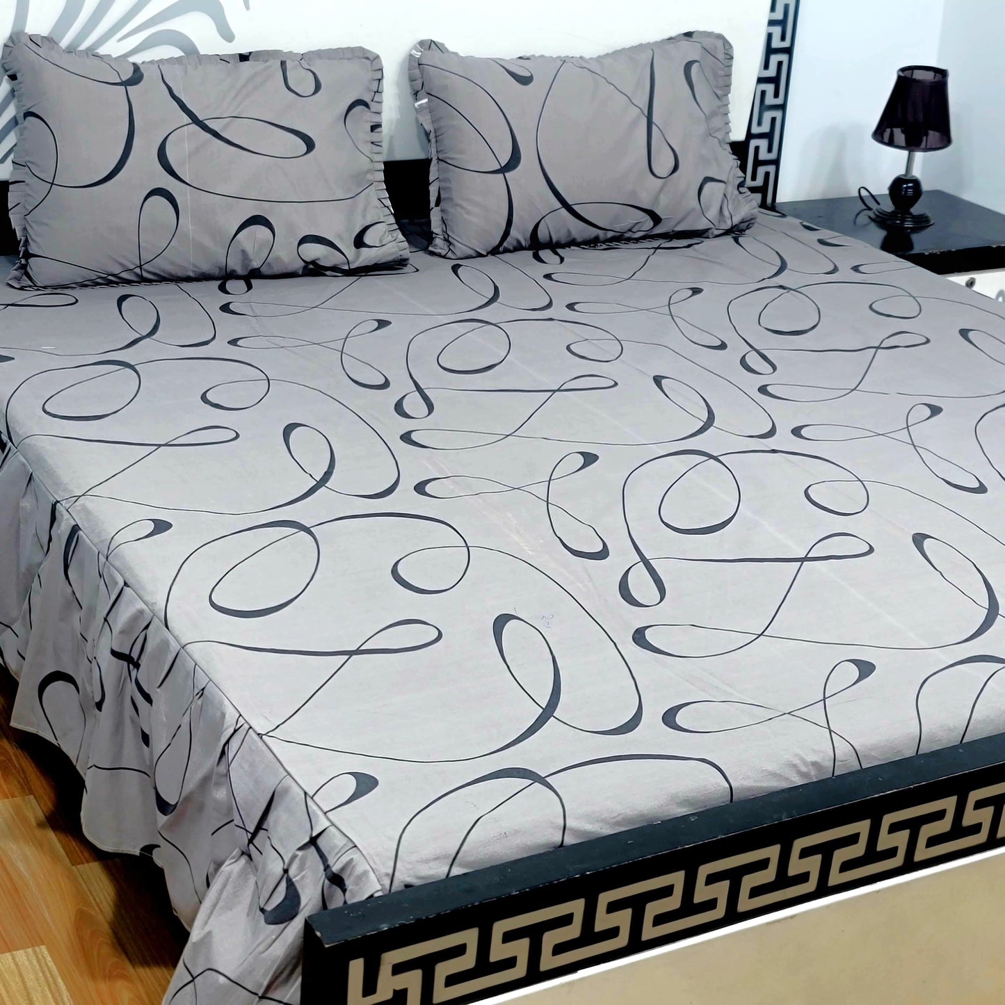 3-Piece Frill Bed sheet Set - F7