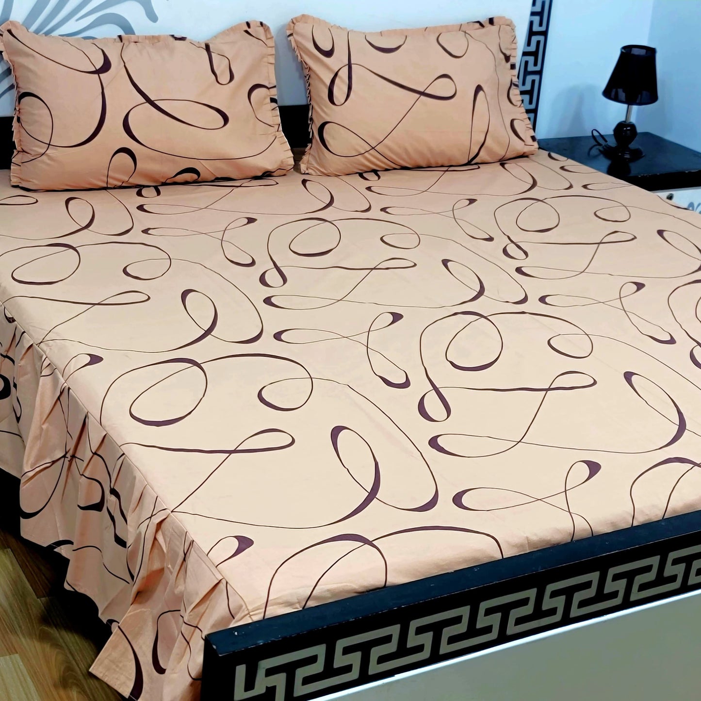 3-Piece Frill Bed sheet Set - F8