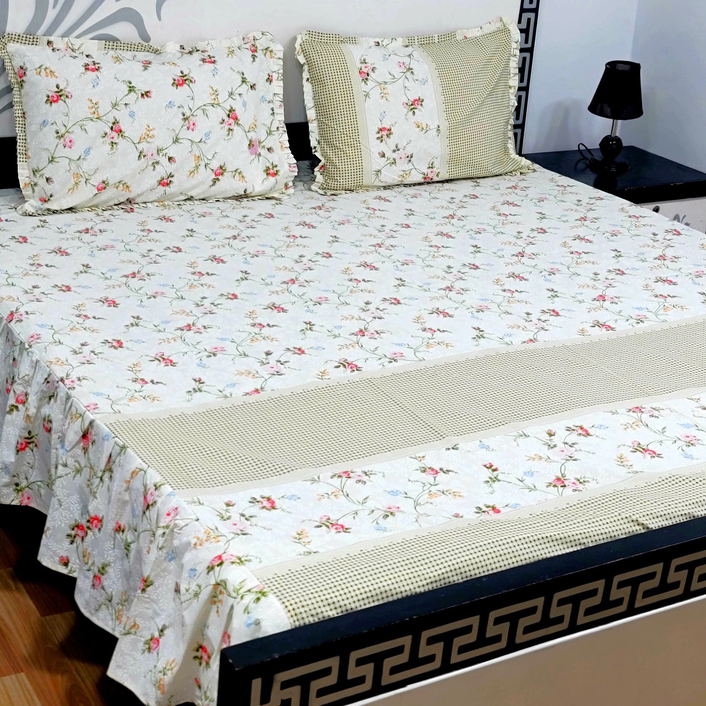 3-Piece Frill Bed sheet Set - F9