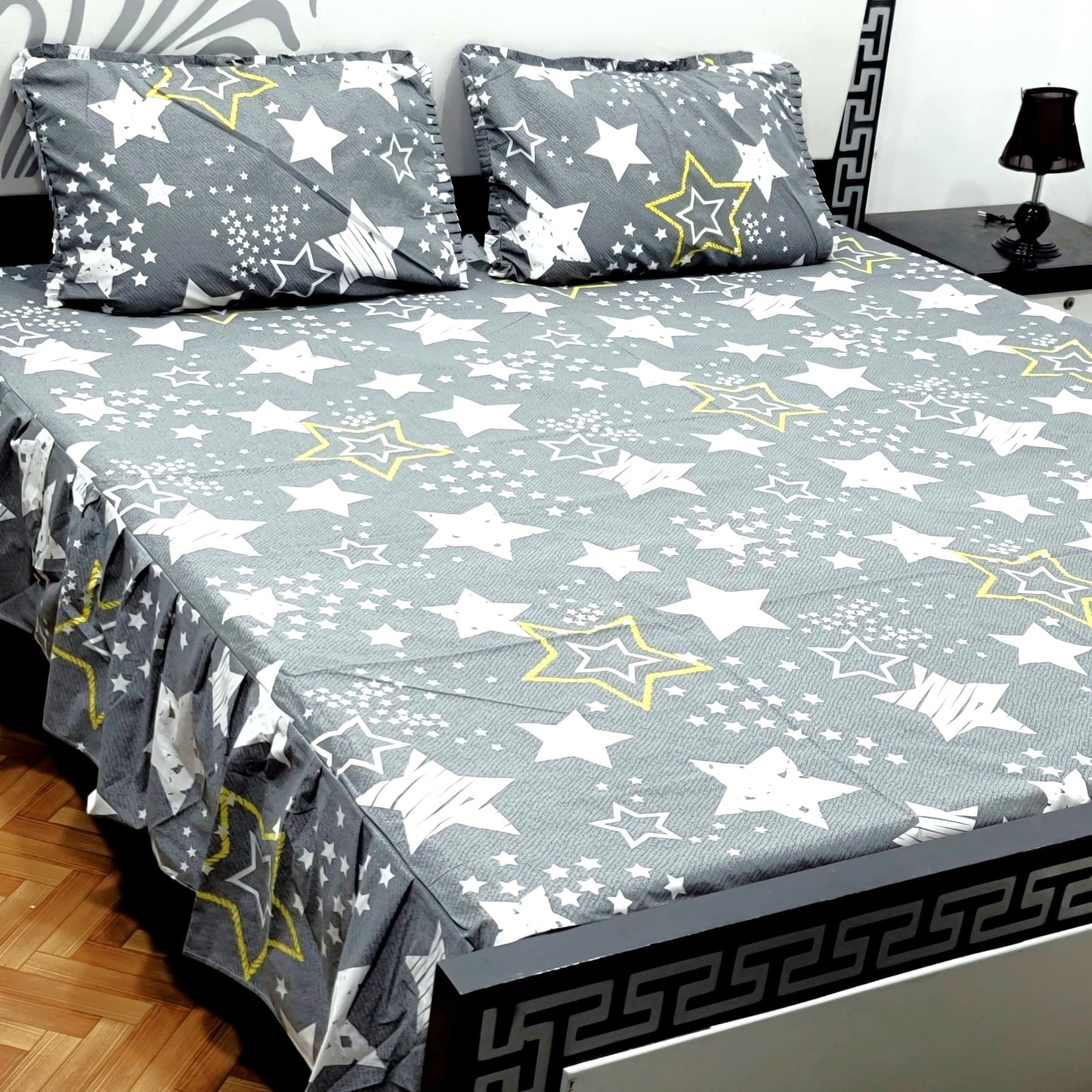 3-Piece Frill Bed sheet Set - F23