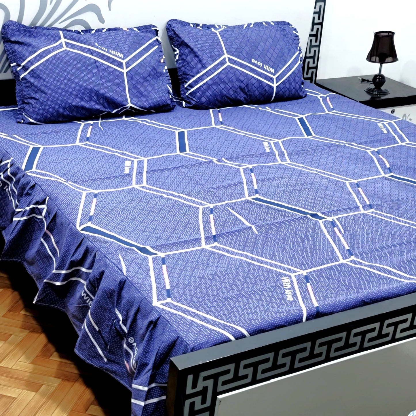 3-Piece Frill Bed sheet Set - F24