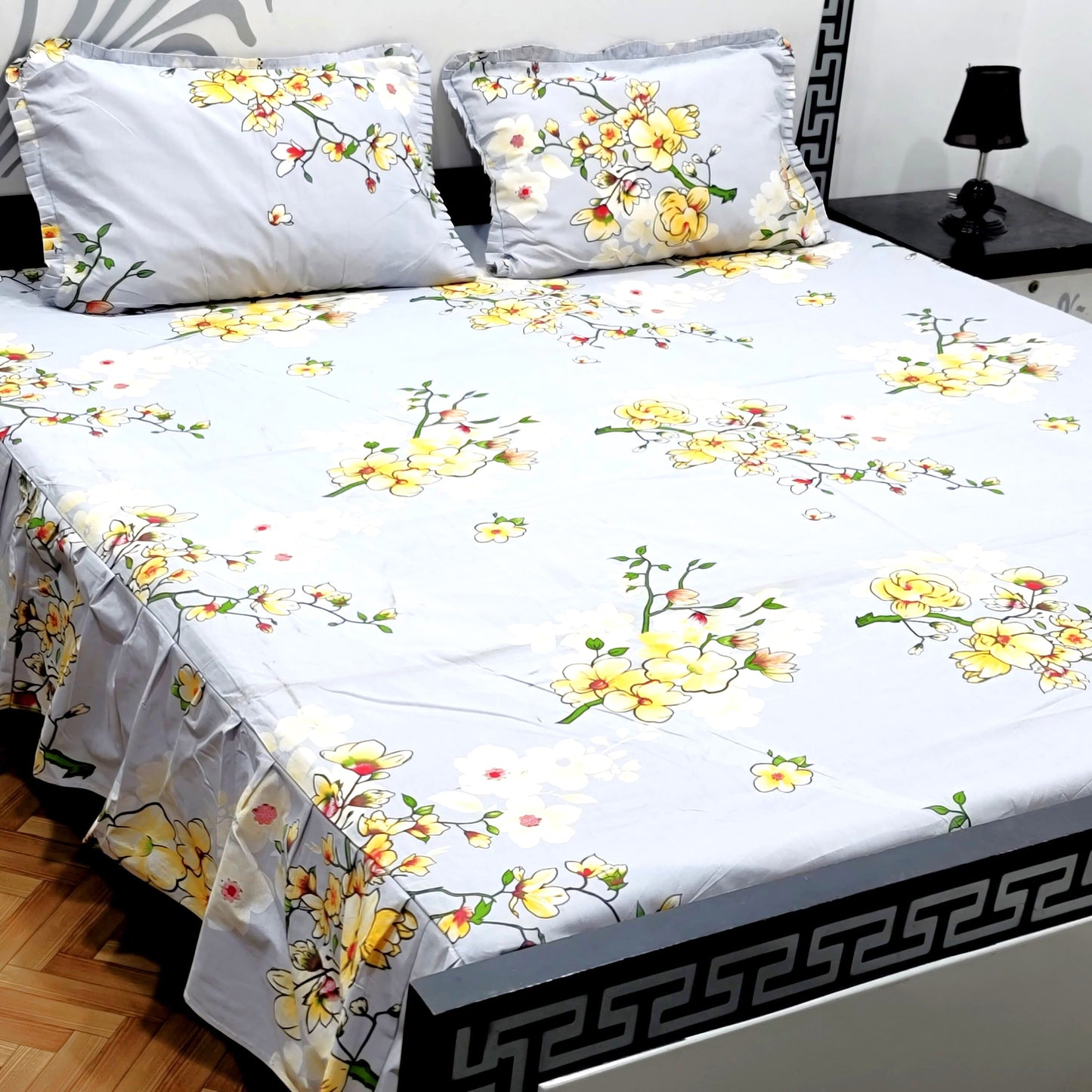 3-Piece Frill Bed sheet Set - F25