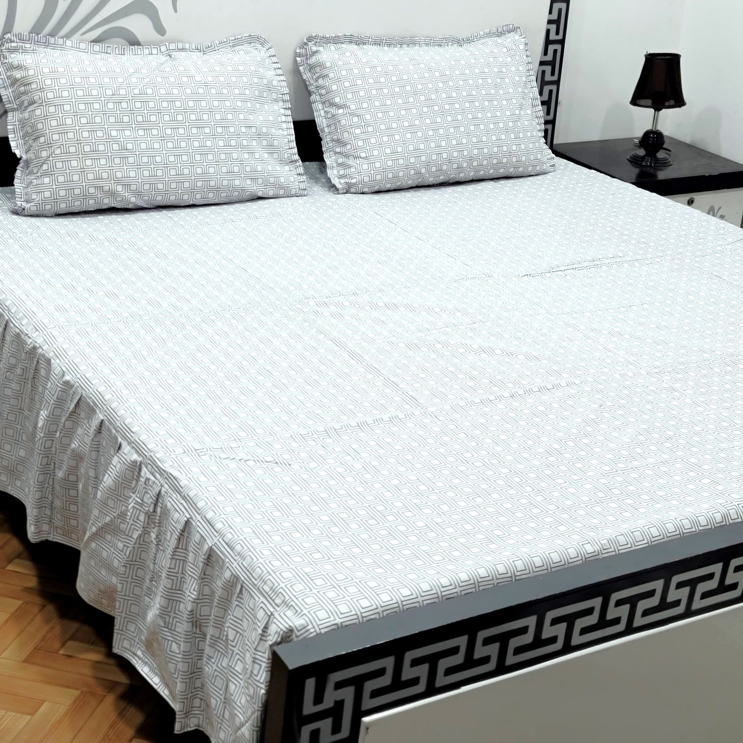 3-Piece Frill Bed sheet Set - F29