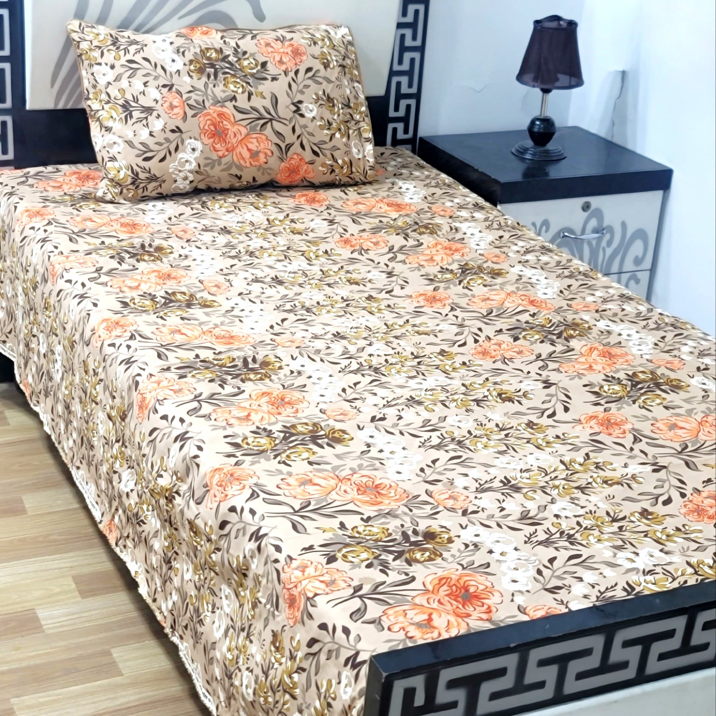 4Pc Single Bed Sheet Set - E86