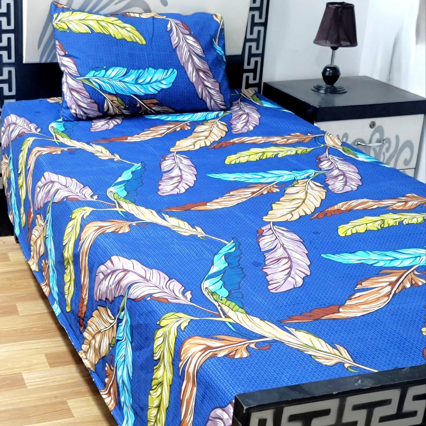 4Pc Single Bed Sheet Set - E89