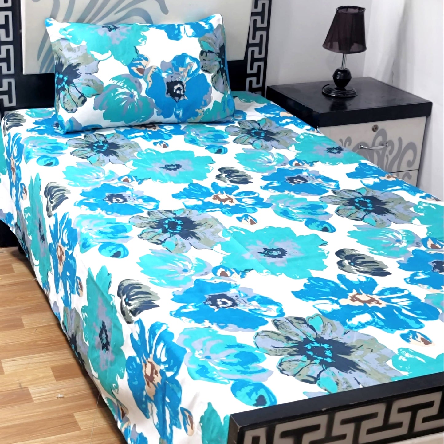 4Pc Single Bed Sheet Set - E91
